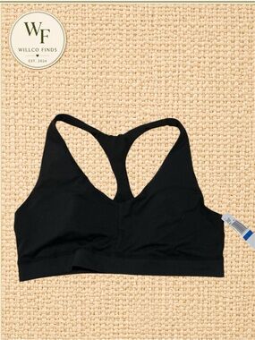 Felina Black Seamless Racerback Bralette Size XL NWT Comfort Lounge Bra